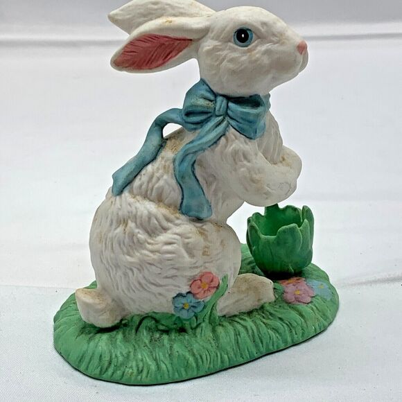 Midwest Importers Easter Bunny Decor Springtime Tier Tray Figurine Rabbit - Picture 3 of 7